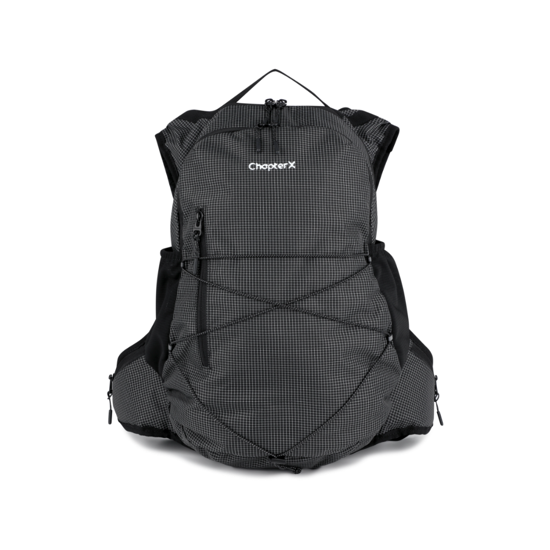 챕터엑스 트레일 라이크 러닝 백팩 립스탑블랙(Chapter.X Trail-like running backpack Ribstop black) - 1