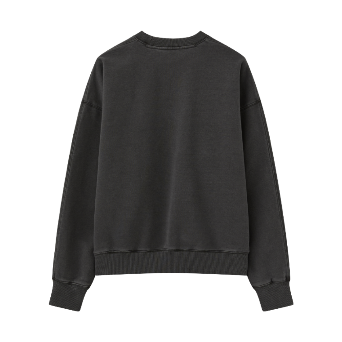 챕터엑스 피그먼트 오버숄더 에어홀 맨투맨 차콜(Chapter.X Pigment Over shoulder Air Hole Sweatshirt Charcoal) - 2