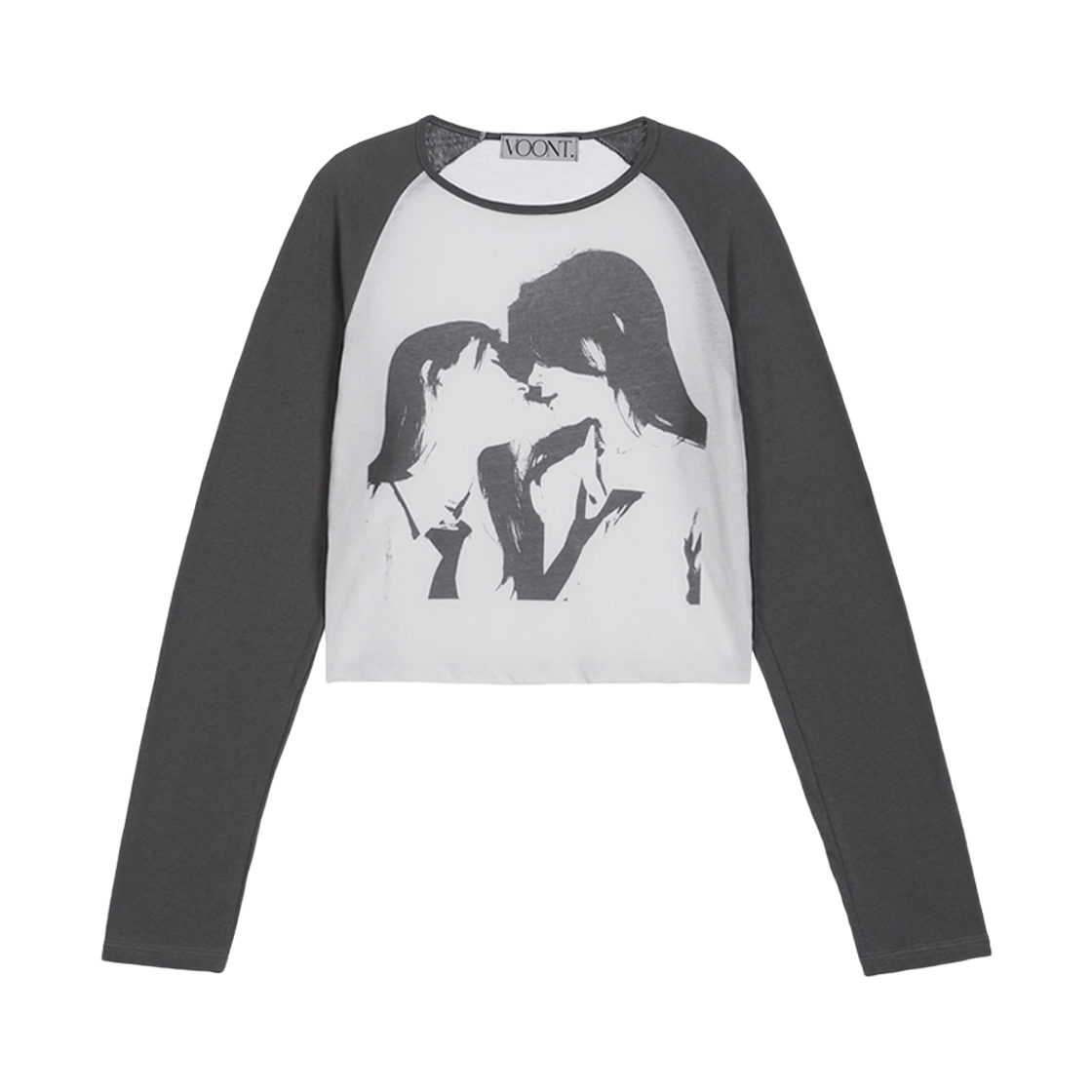 VT26ULS103CRC VOONT Kiss Me Graphic Long Sleeve (CHARCOAL)