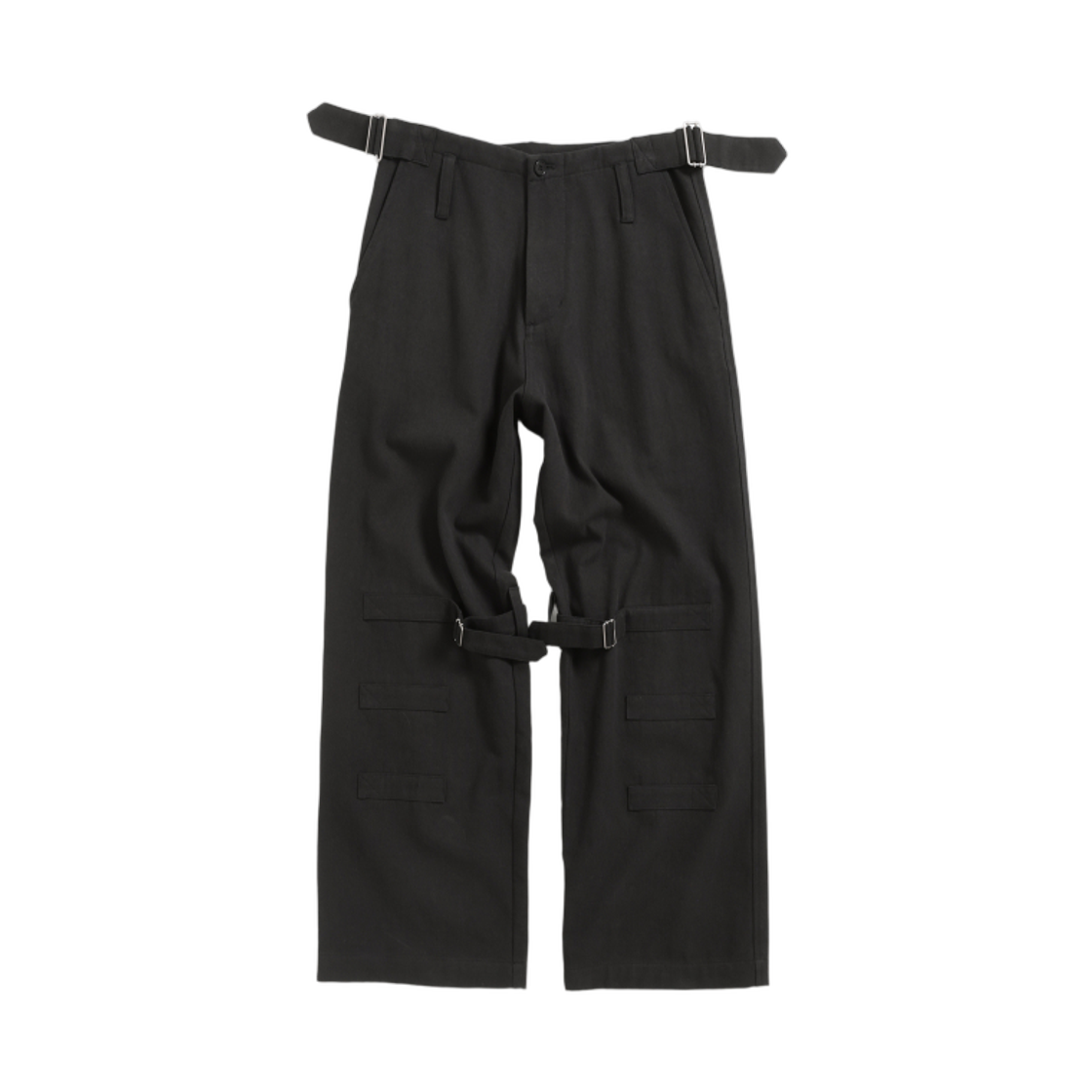 해칭룸 본디지 팬츠 블랙(Hatchingroom Bondage Pants Black)