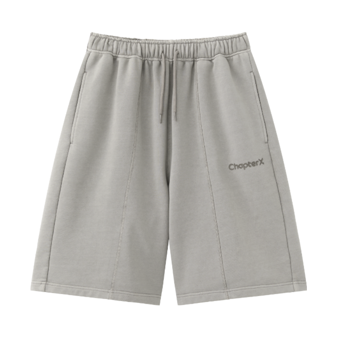 챕터엑스 피그먼트 와이드 버뮤다팬츠 그레이(Chapter.X Pigment Wide Bermuda Shorts Grey) - 1