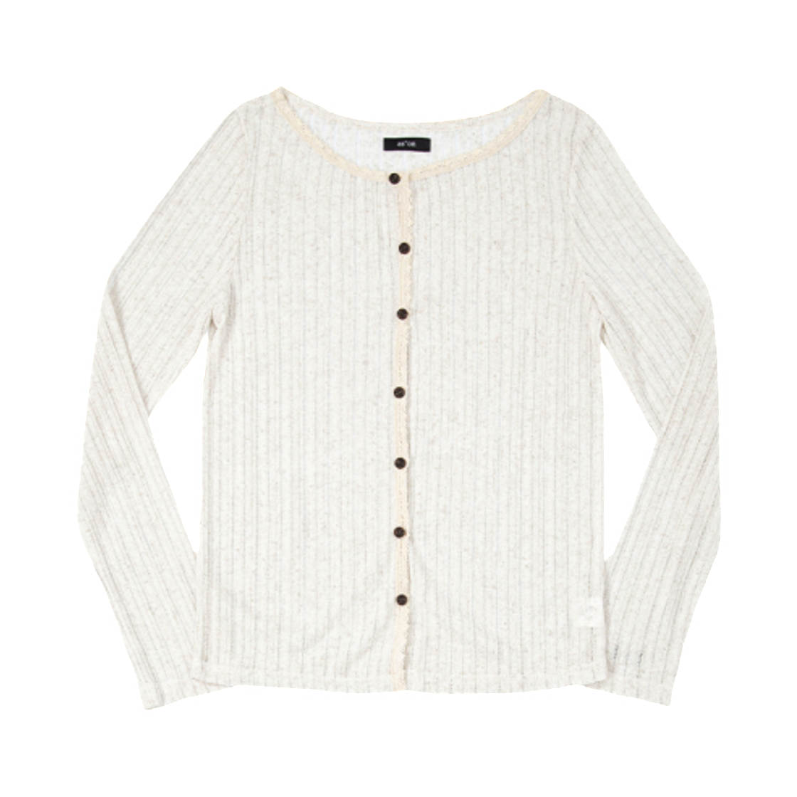 P0000CKB (W) Ason Rota Vintage Cardigan Ivory