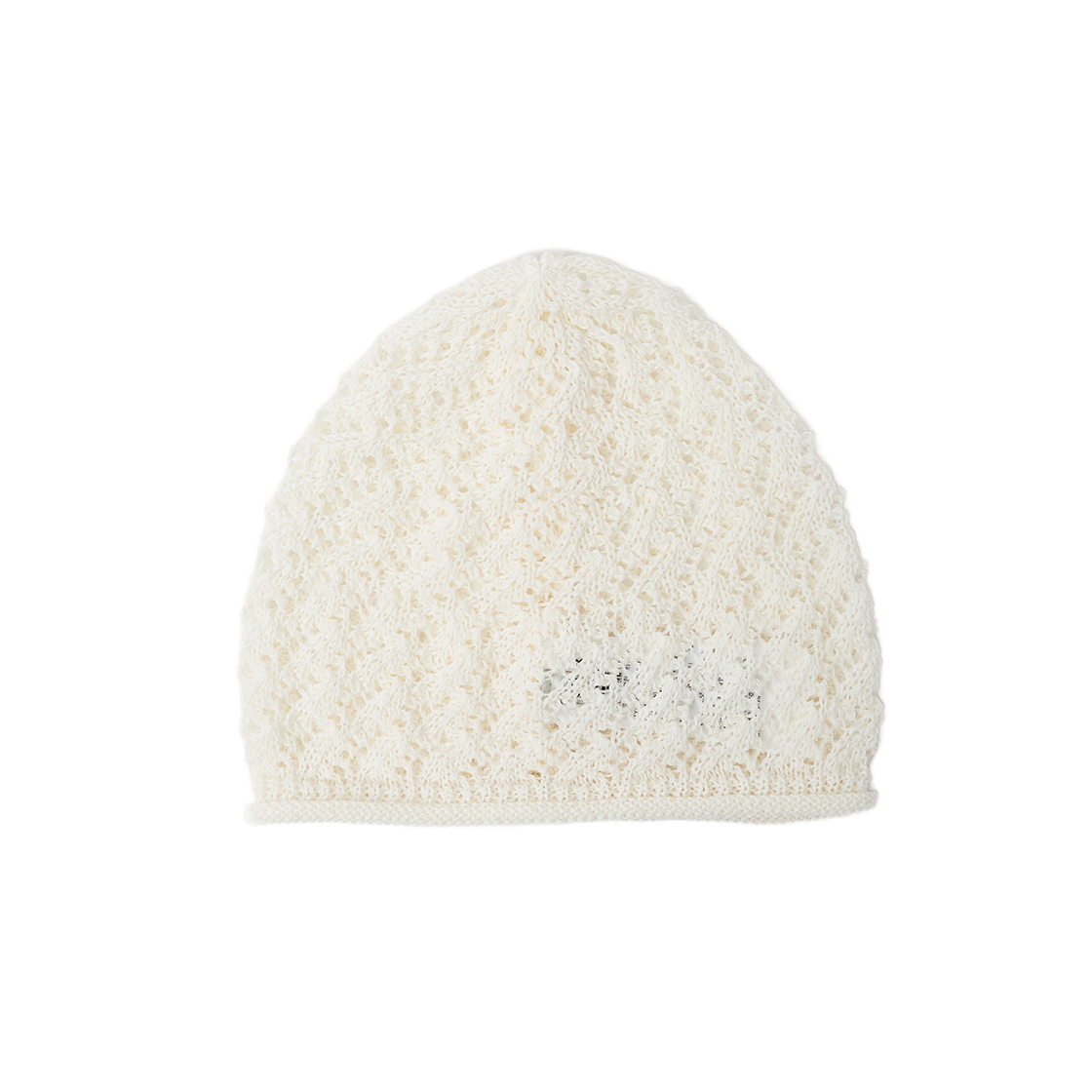 세터 우먼 크로셰 니트 비니 화이트(SATUR W Crochet Knit Beanie White) - 2