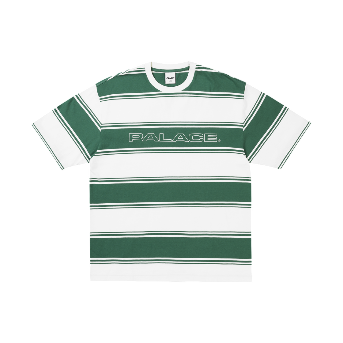팔라스 타이디 스트라이프 티셔츠 그린 - 26SS(Palace Tidy Stripe T-Shirt Green - 26SS) - 1