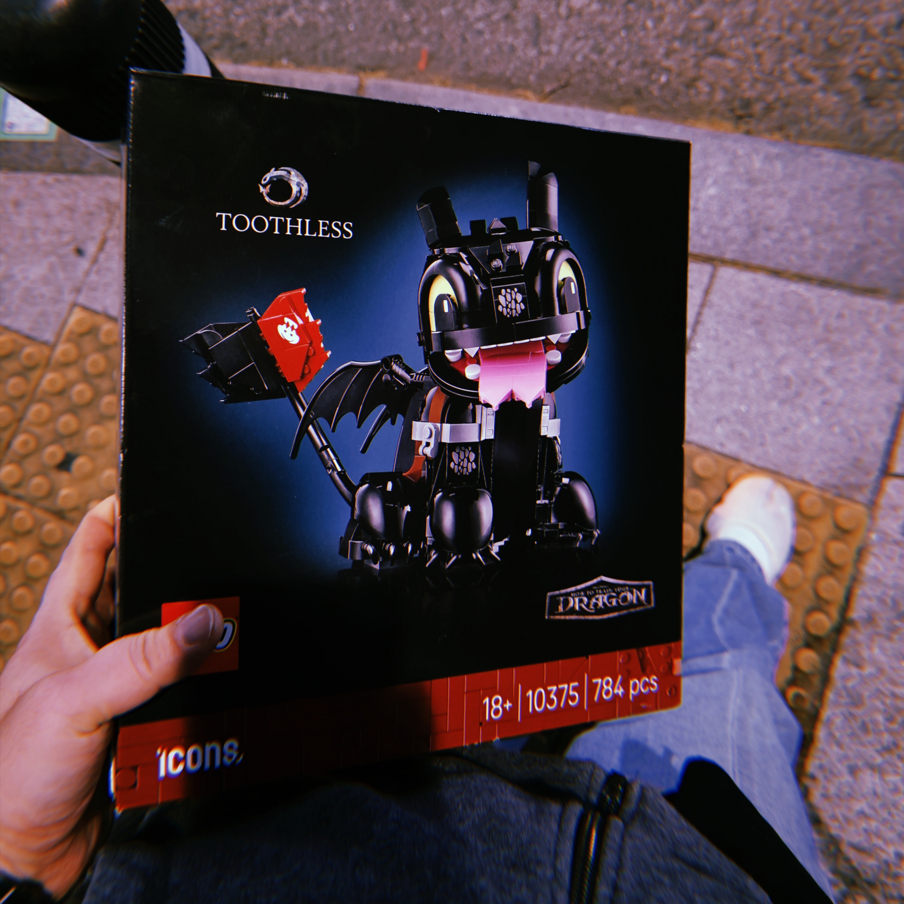 Lego How to Train Your Dragon Toothless 착용 스타일 - 1