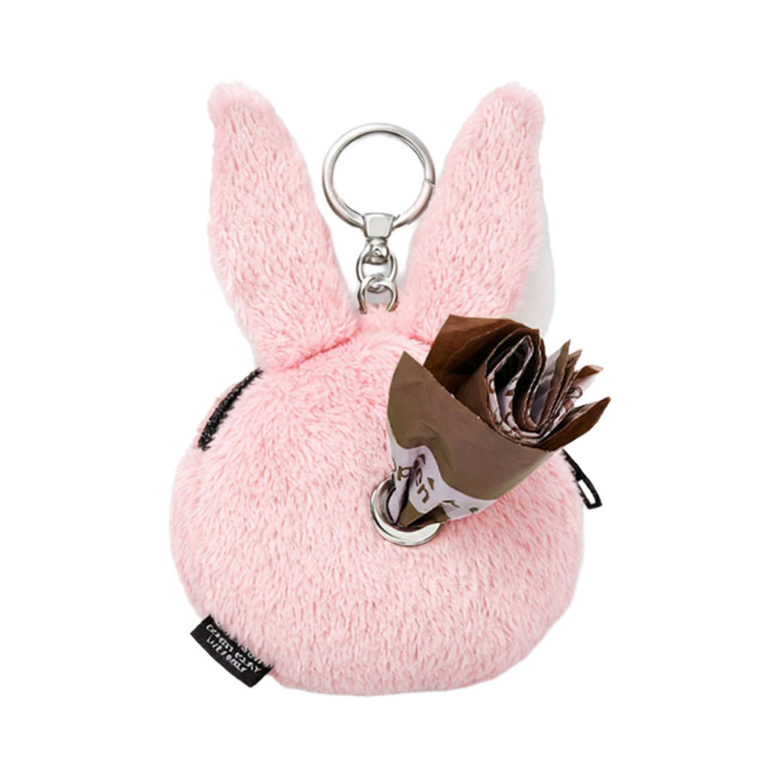 비에스래빗 트리피래빗 풉백 키링 핑크(Bsrabbit Trippy Rabbit Stuffed Coin Wallet Pink Poop Bag Edition) - 2