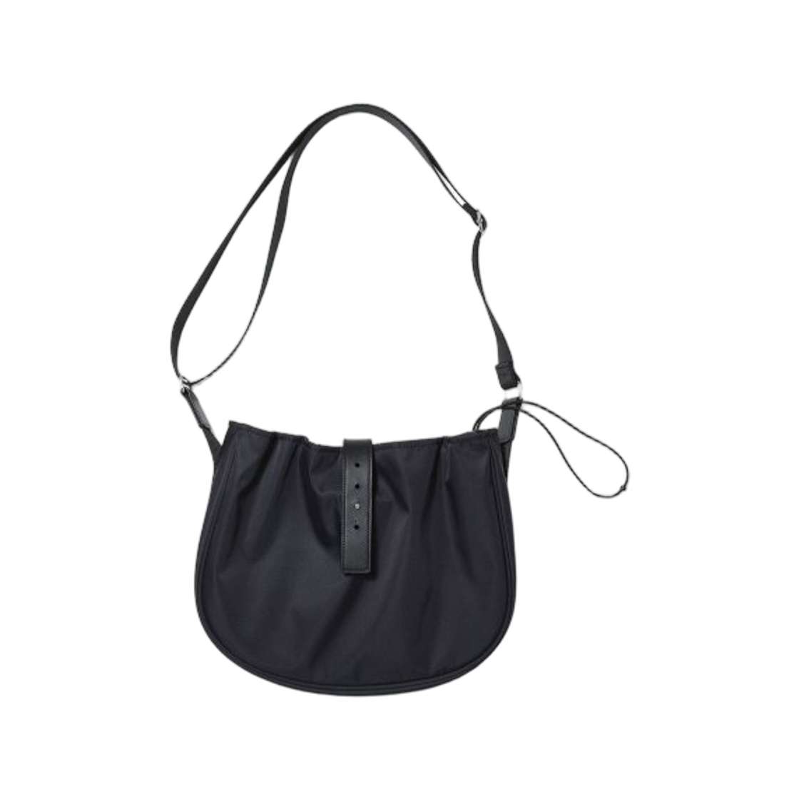 해칭룸 웨이비 백 미들 하이 덴시티 나일론 블랙(Hatchingroom Wavy Bag Middle High Density Nylon Black)