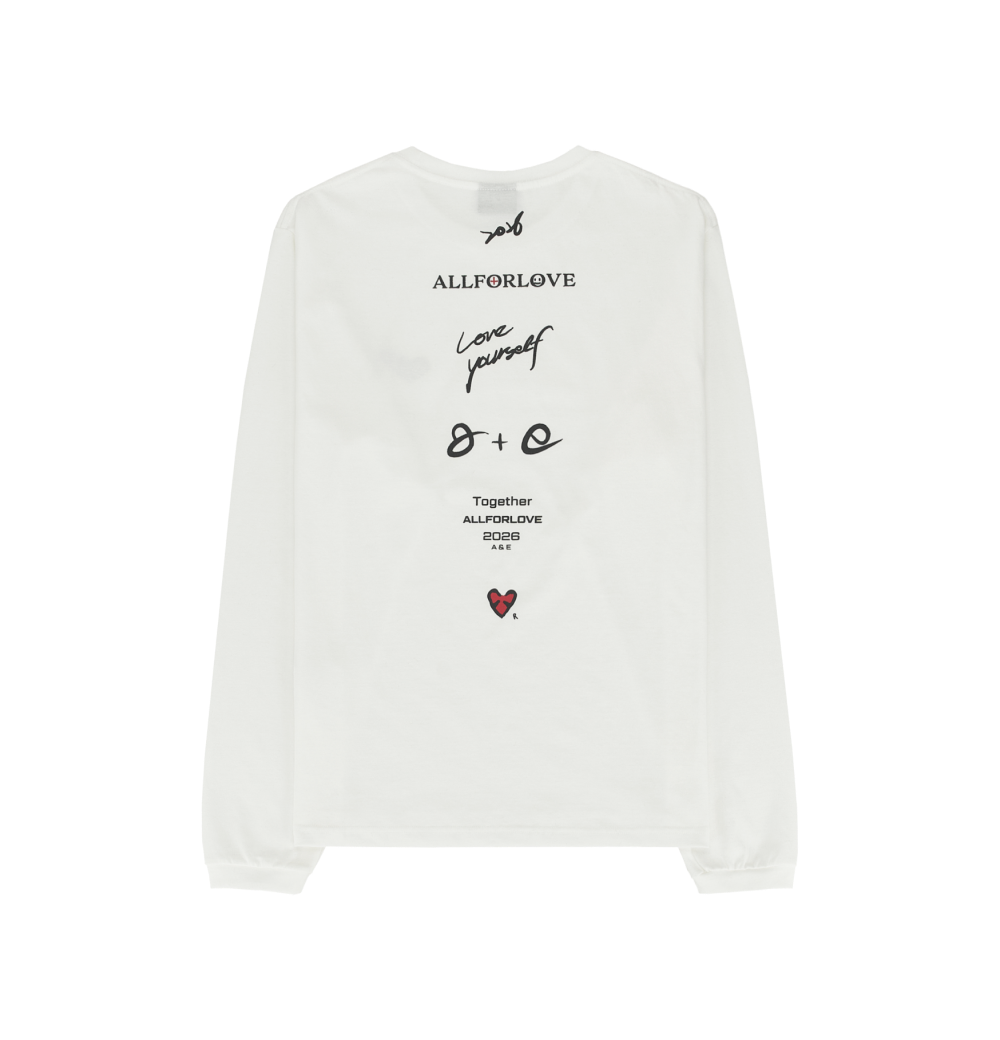 화이트 로고 롱 슬리브(WHITE_ LOGO LONG SLEEVE)