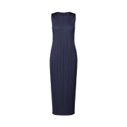 (W) Pleats Please Issey Miyake MC May Dress Navy