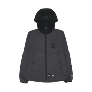 Champion x Darkr8m Studio Sheer Windbreaker Jacket Charcoal