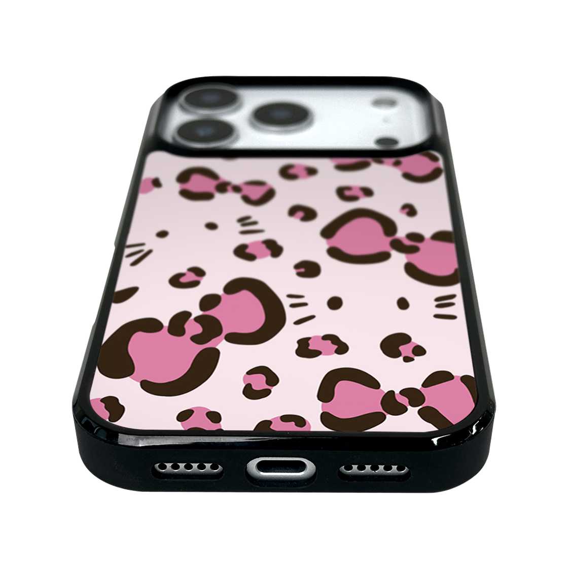 나인틴프라이데이 핑크 레오파드 캣 맥세이프 에폭시 케이스(NINETEENFRIDAY Pink Leopard Cat Magsafe Epoxy Case) - 4