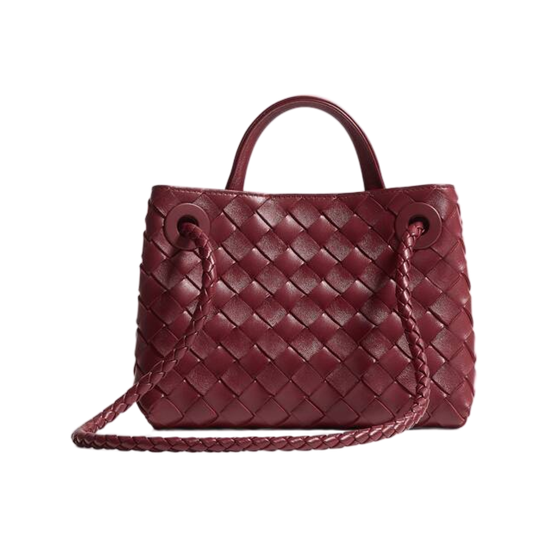 보테가 베네타 미니 안디아모 라바 레드(Bottega Veneta Mini Andiamo Lava Red) - 2