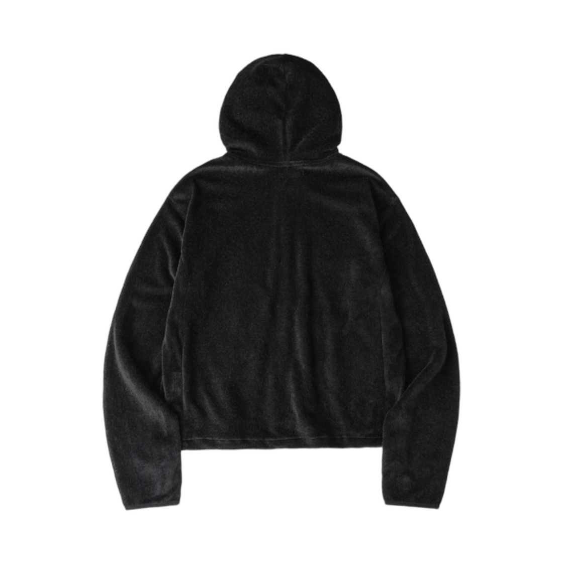해칭룸 퍼지 메쉬 후드 블랙(Hatchingroom Fuzzy Mesh Hoodie Black) - 2