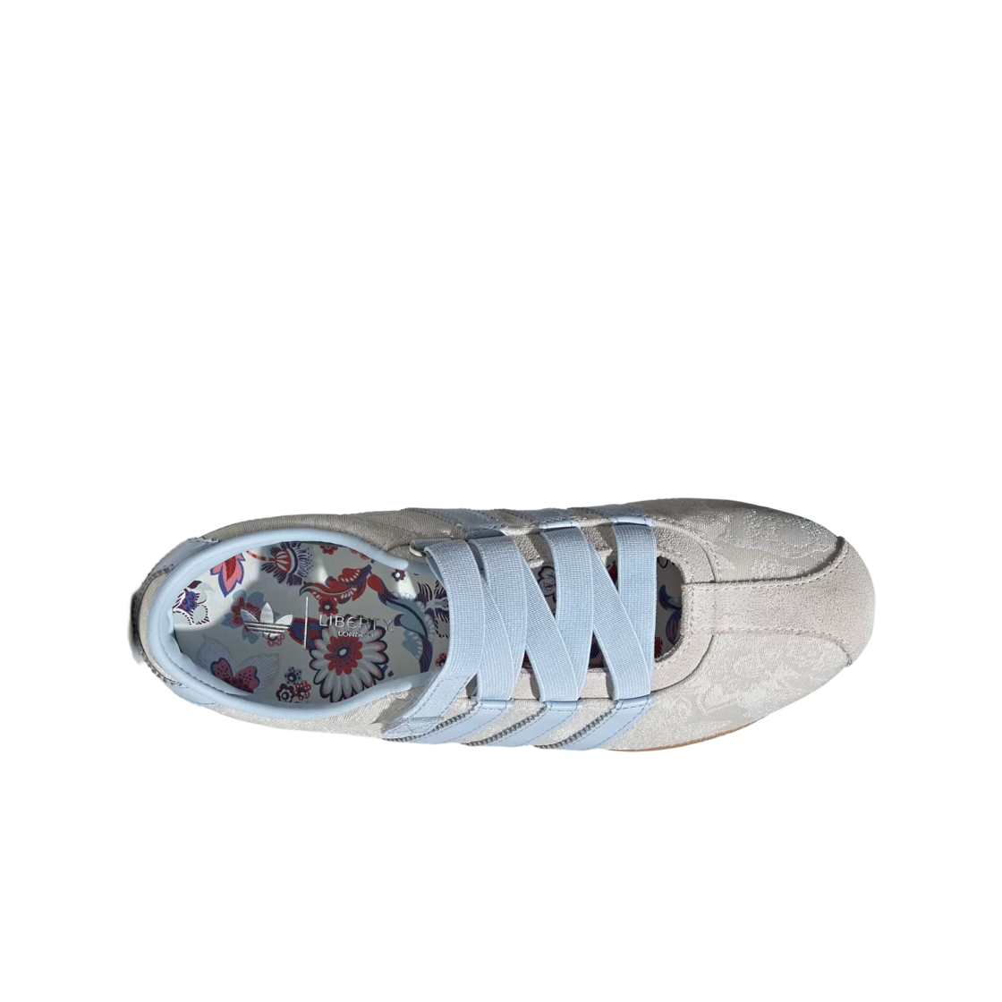 (W) 아디다스 x 리버티 런던 도쿄 메리 제인 초크 펄 크리스탈 스카이((W) Adidas x Liberty London Tokyo Mary Jane Chalk Pearl Crystal Sky) - 2