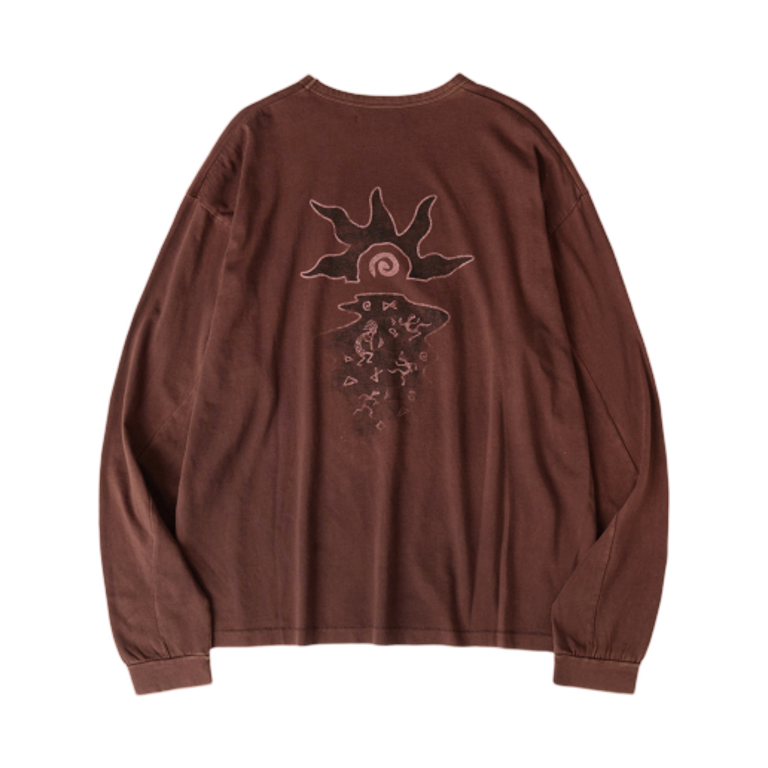 해칭룸 빈티지 코코펠리 티셔츠 블리치드 브라운(Hatchingroom VTG Kokopelli T-Shirt Bleached Brown) - 2