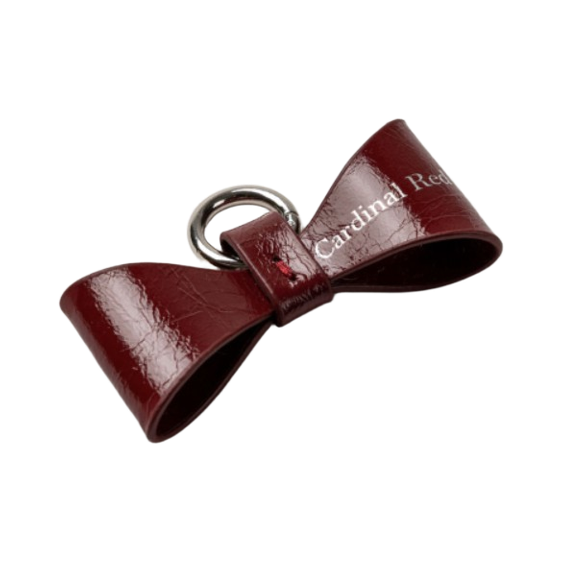 카디널 레드 리본 백참 버건디(Cardinal Red Ribbon Bagcharm Burgundy)
