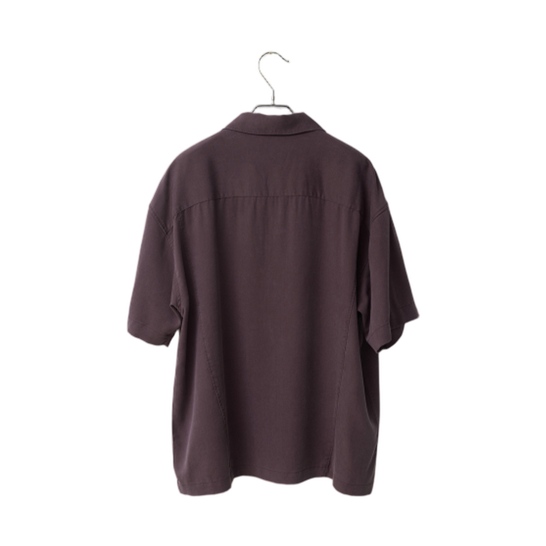 해칭룸 캠프 칼라 셔츠 텐셀 다크 퍼플(Hatchingroom Camp Collar Shirt Tencel Dark Purple) - 2
