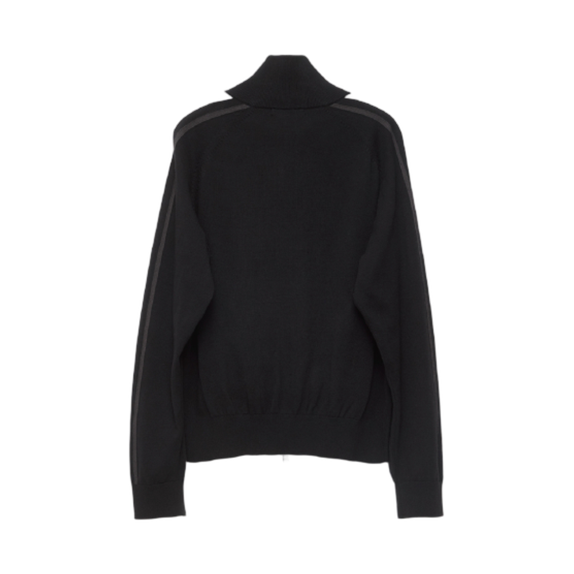 해칭룸 트랙 집 니트 가디건 블랙(Hatchingroom Track Zip Knit Cardigan Black) - 2