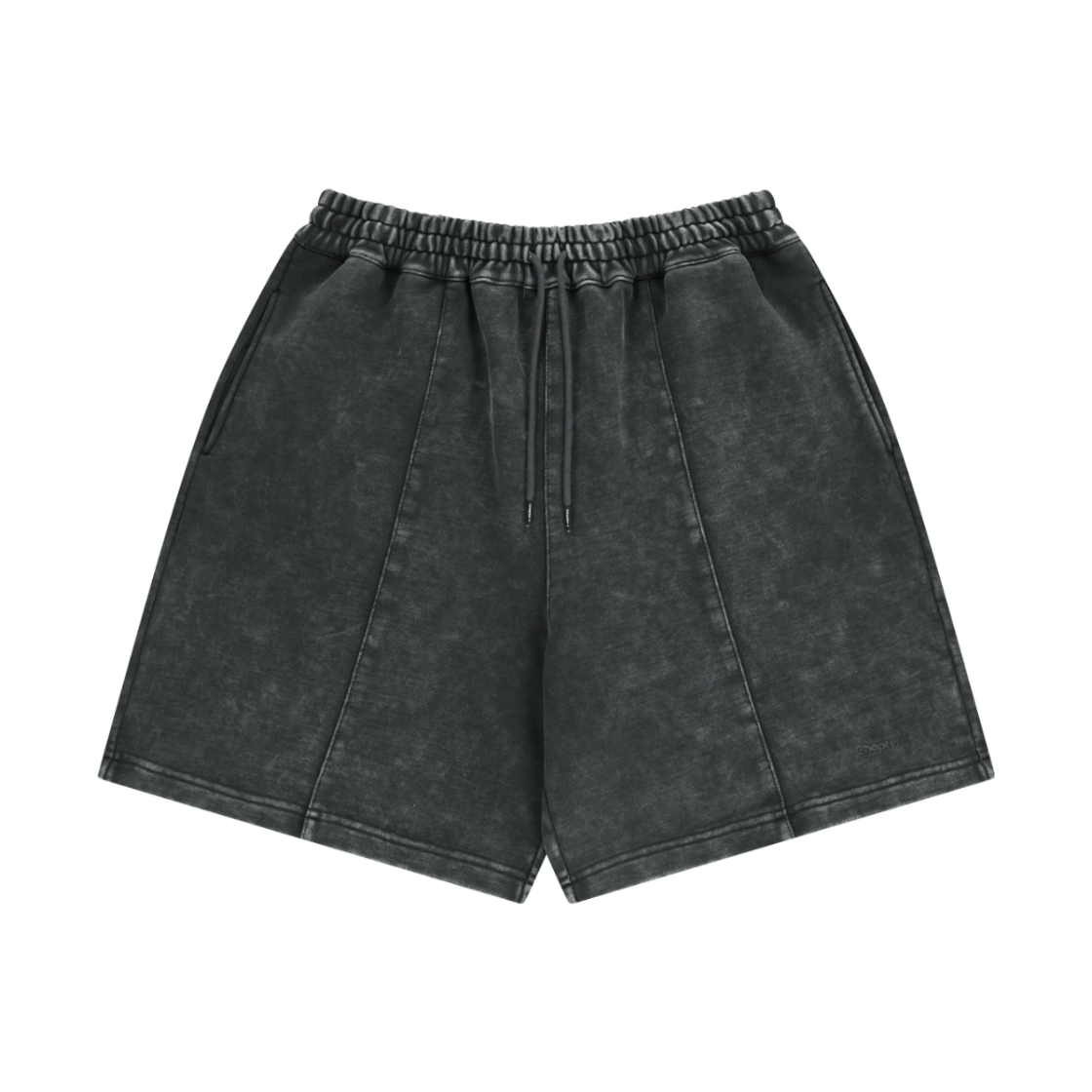 C14001CH Chapter.X Pigment CP Hard Sweat Shorts Charcoal