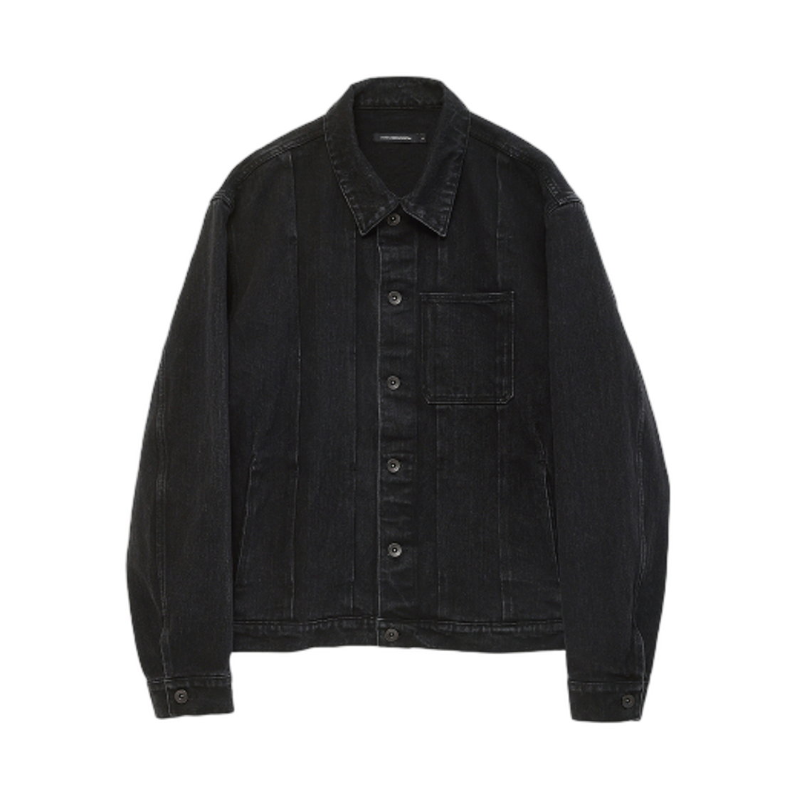 해칭룸 트러커 자켓 제트 블랙(Hatchingroom Trucker Jacket Jet Black)
