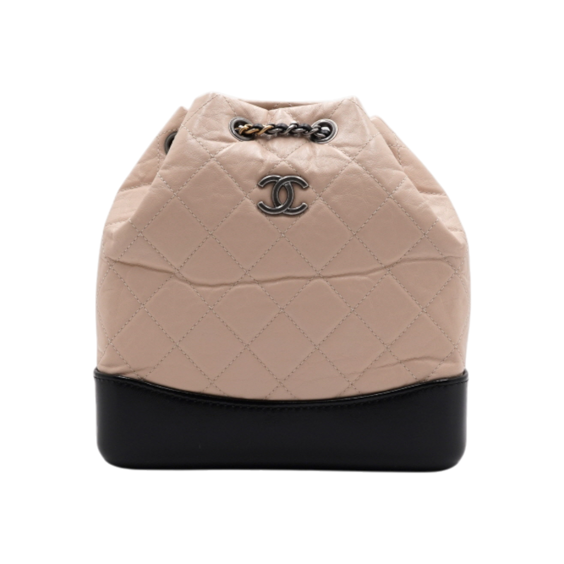 ITCTVILACQM7 Chanel Beige Calfskin Gabrielle Small Women Backpack