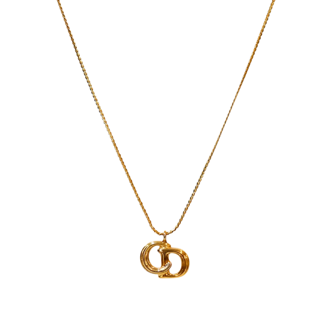 ITATSN5DLL23 Dior CD Gold Necklace A-B52353