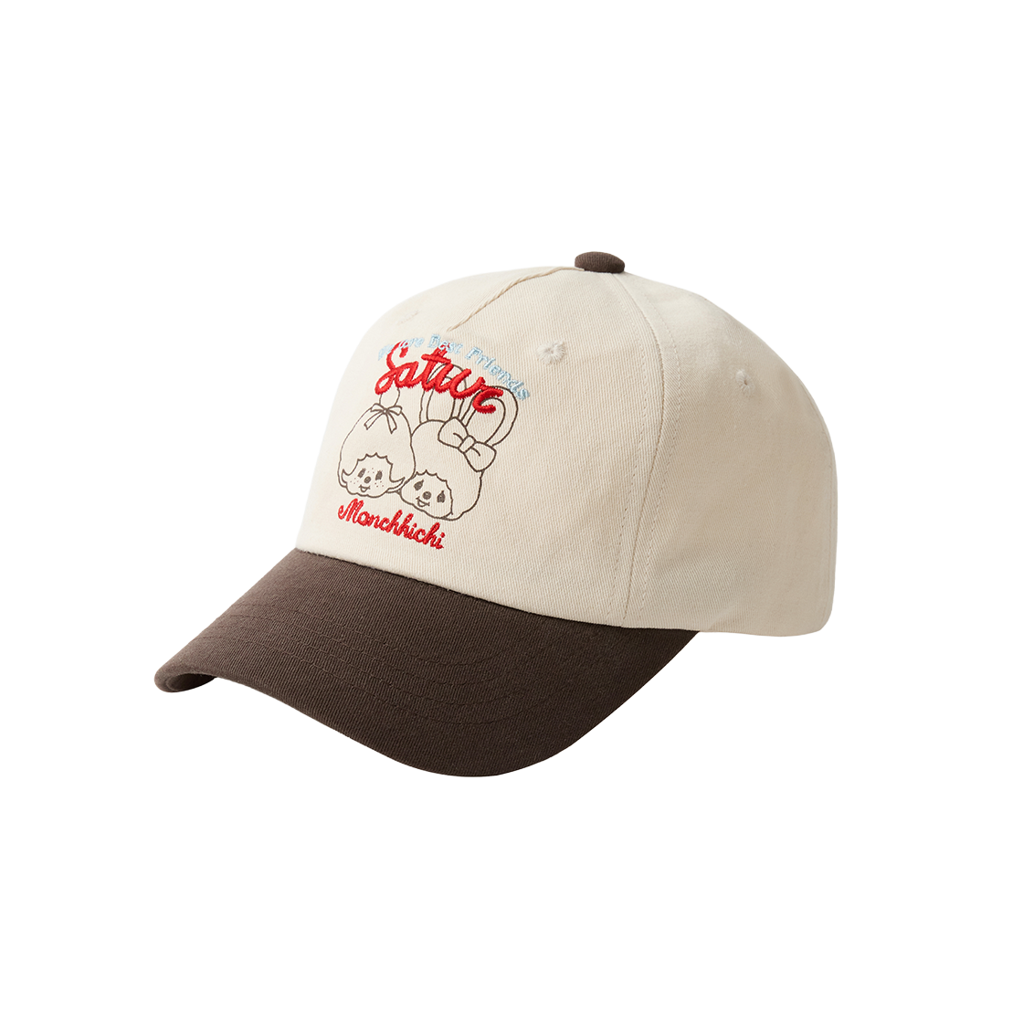 세터 x 몬치치 키즈 빈티지 캐쥬얼 볼캡 브라운(SATUR x Monchhichi K Vintage Casual Ball Cap Brown)