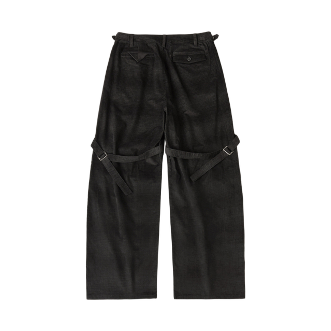 해칭룸 본디지 스노우 트라우저 코듀로이 쉐도우 체크 블랙(Hatchingroom Bondage Snow Trousers Corduroy Shadow Check Black) - 2