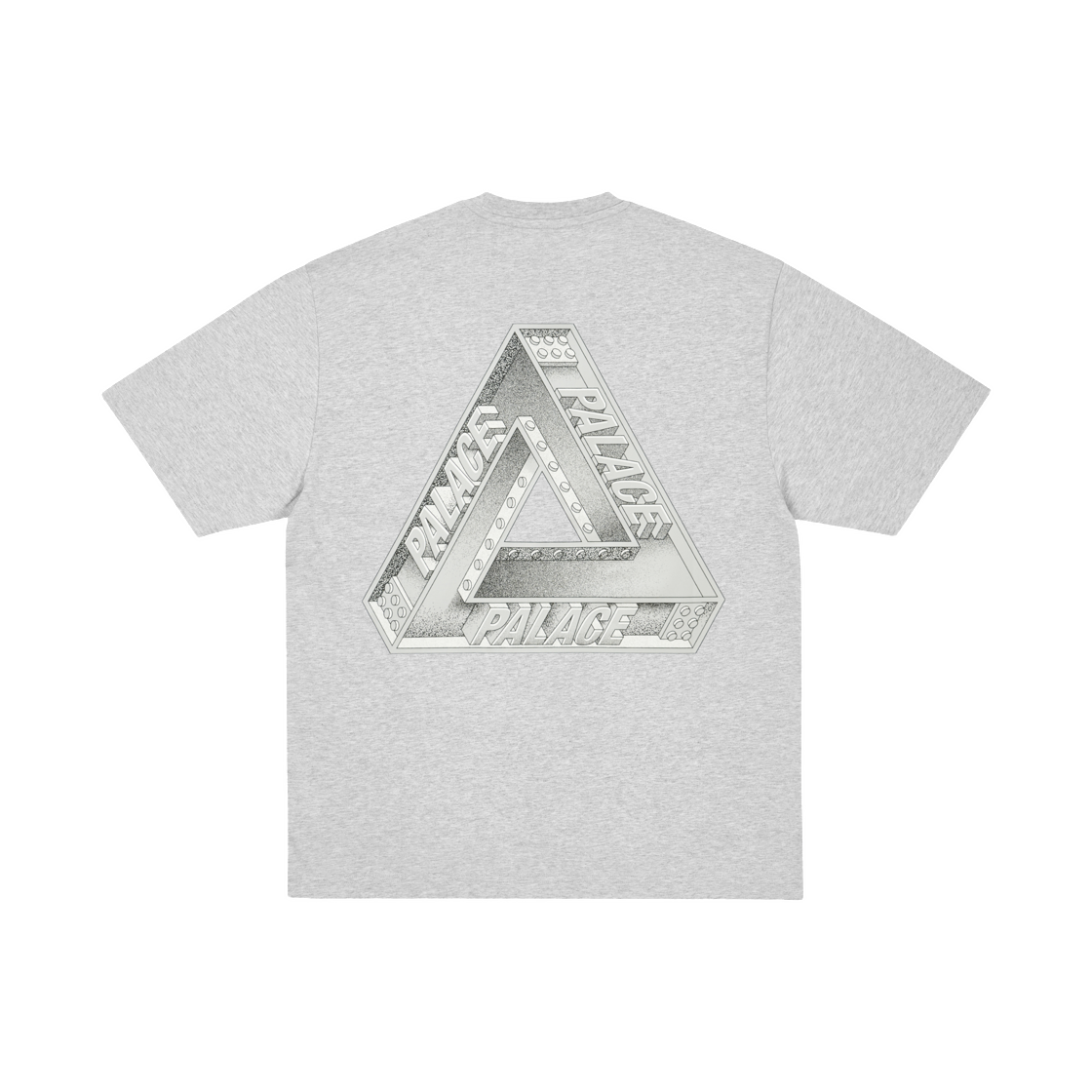팔라스 트라이 거더스 티셔츠 그레이 말 - 26SS(Palace Tri Girders T-Shirt Grey Marl - 26SS) - 2
