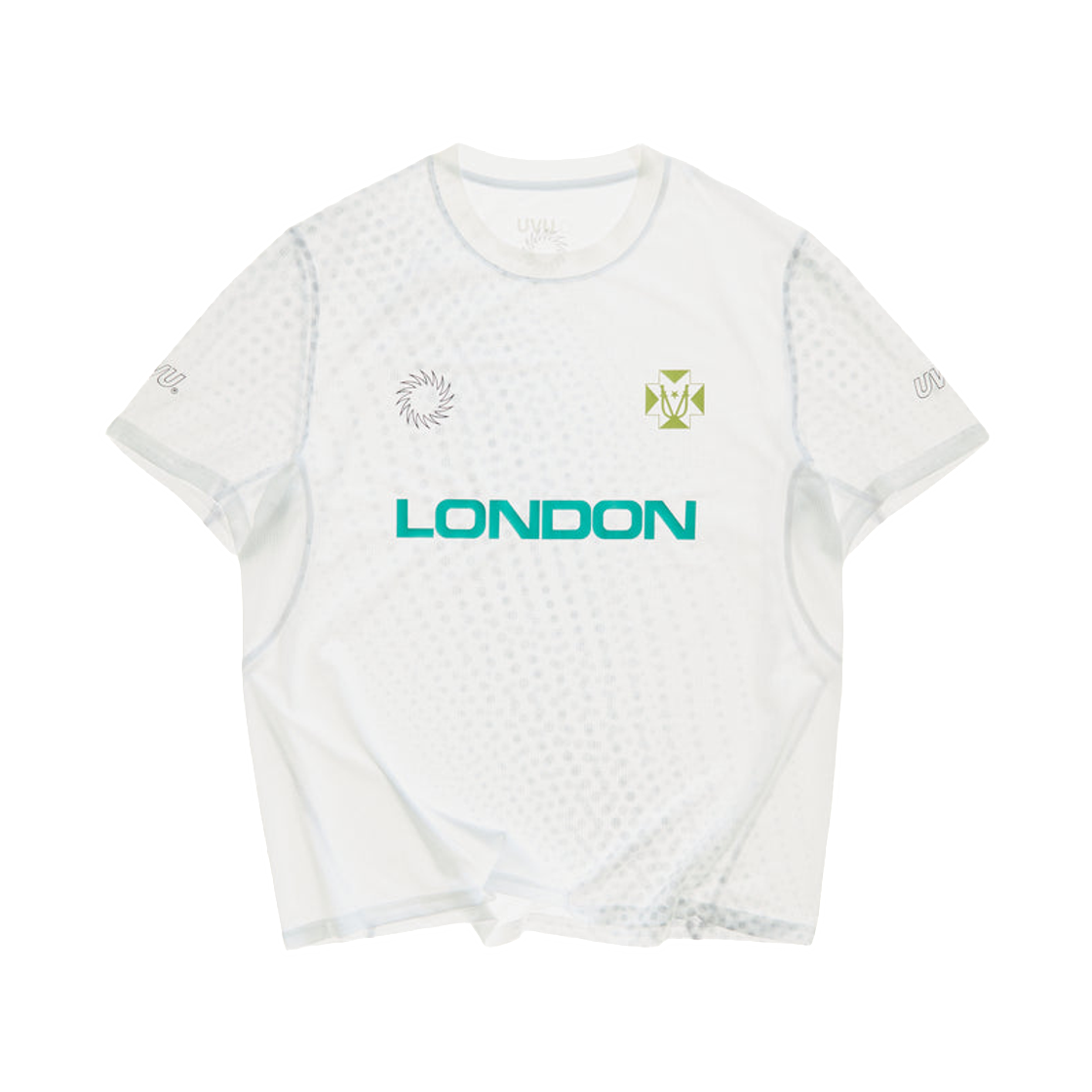 UVU 런던 26 메쉬 러닝 탑 화이트(UVU London '26 Mesh Running Top White)