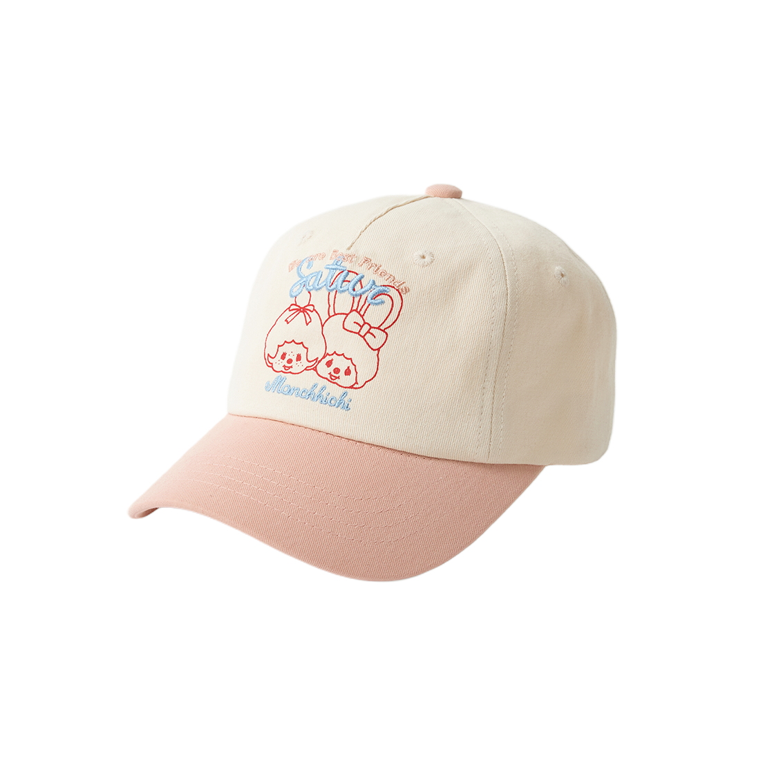세터 x 몬치치 키즈 빈티지 캐쥬얼 볼캡 핑크(SATUR x Monchhichi K Vintage Casual Ball Cap Pink)