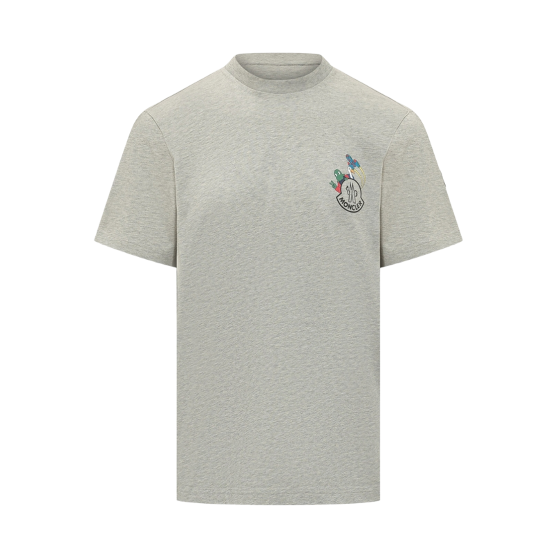 L1-091-8C00065-89AUG-979 Moncler Space Monduck Cotton T-Shirt Gray - 26SS
