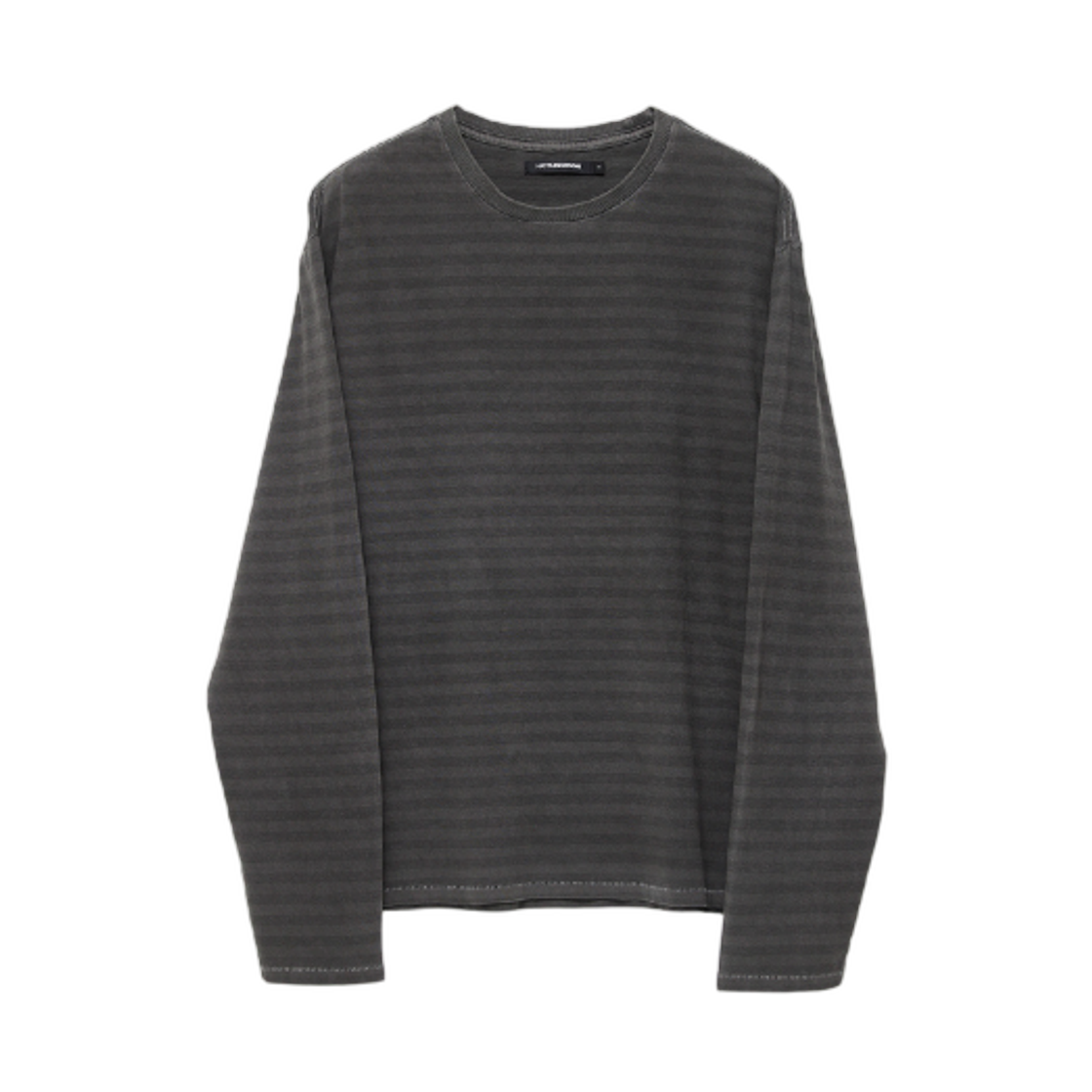 해칭룸 빈티지 스트라이프 티셔츠 다이드 차콜(Hatchingroom VTG Stripe T-Shirt Dyed Charcoal)