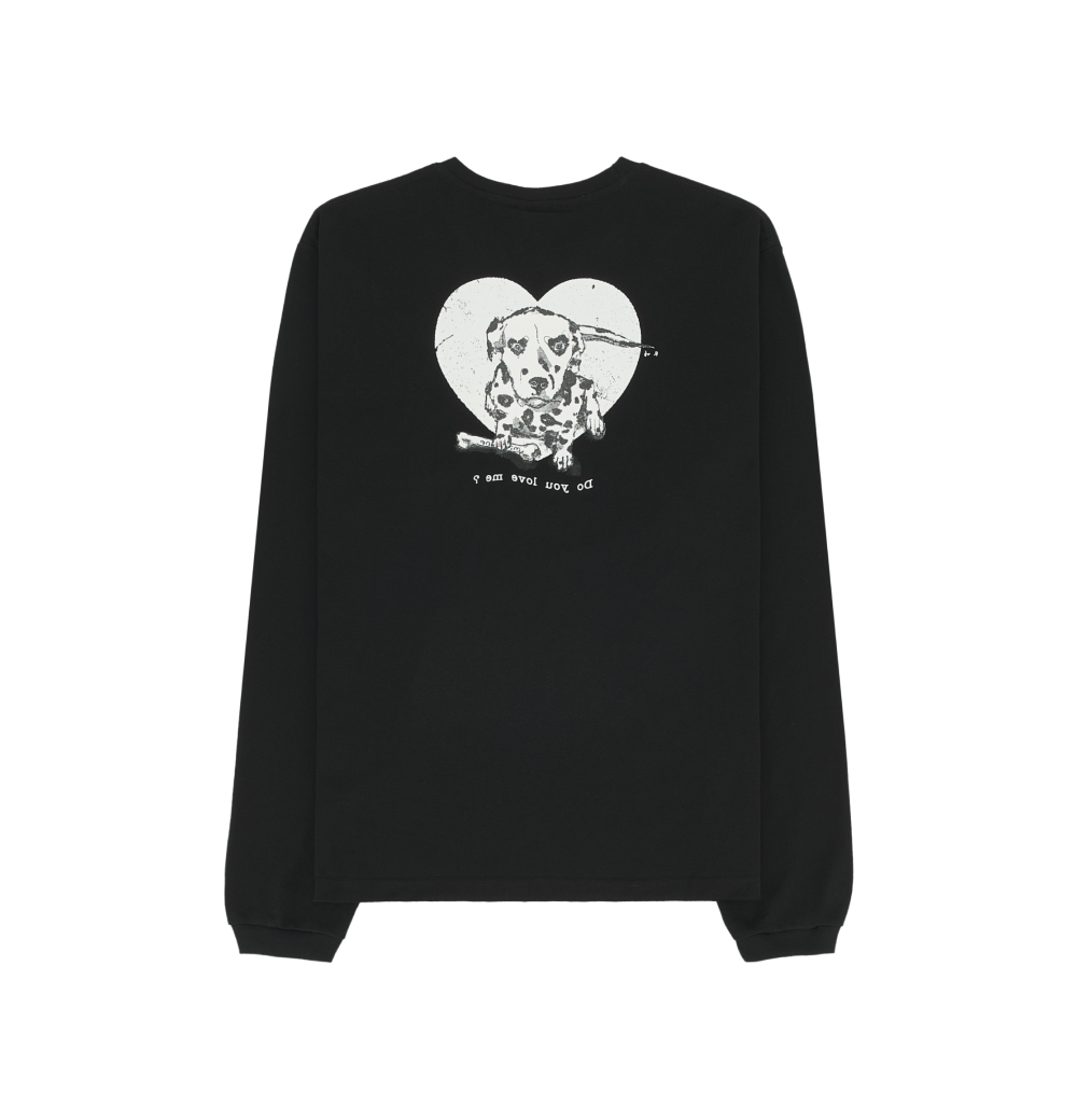블랙 퍼피 롱 슬리브(BLACK_ PUPPY LONG SLEEVE) - 1