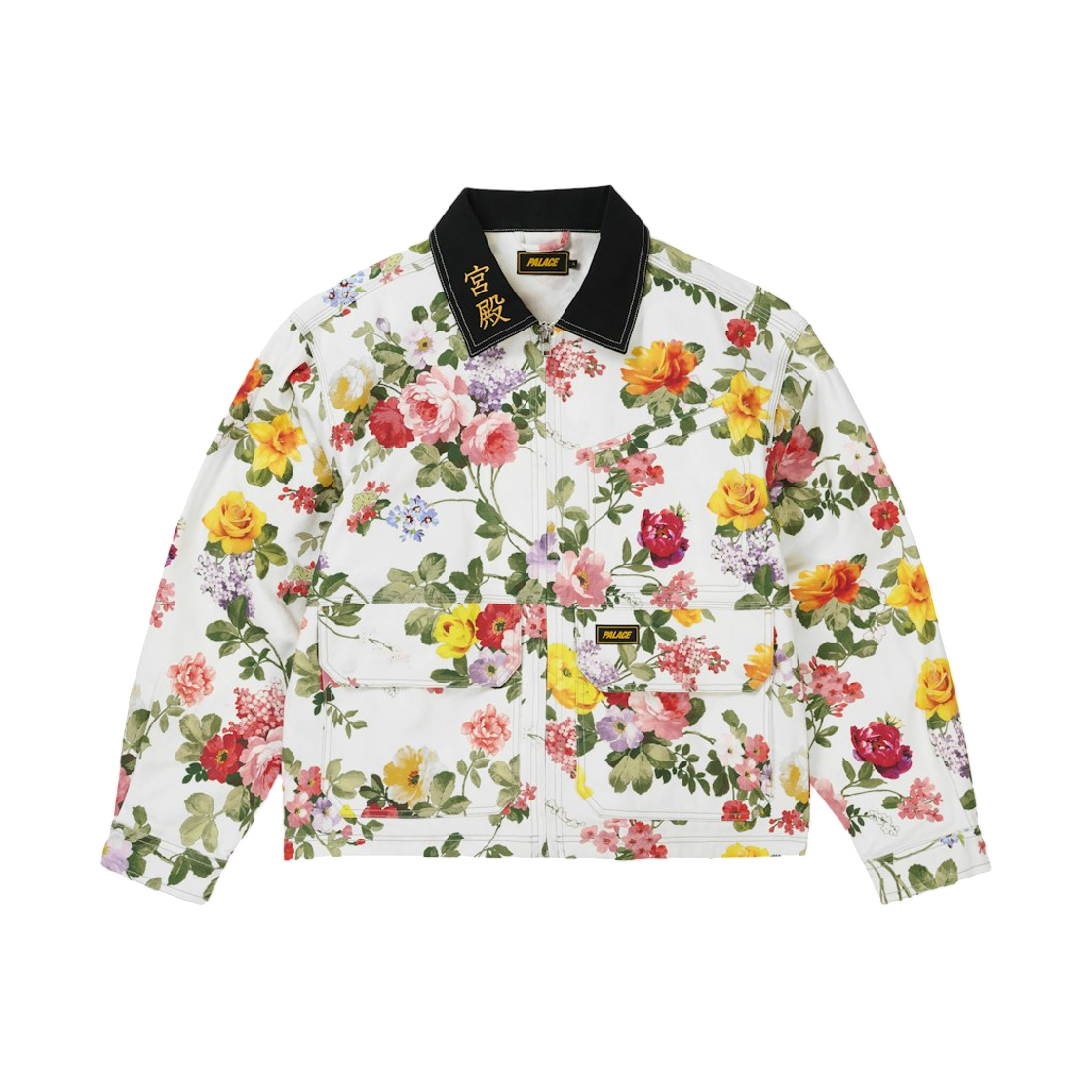 - Palace Worker Jacket Flowers - 26SS