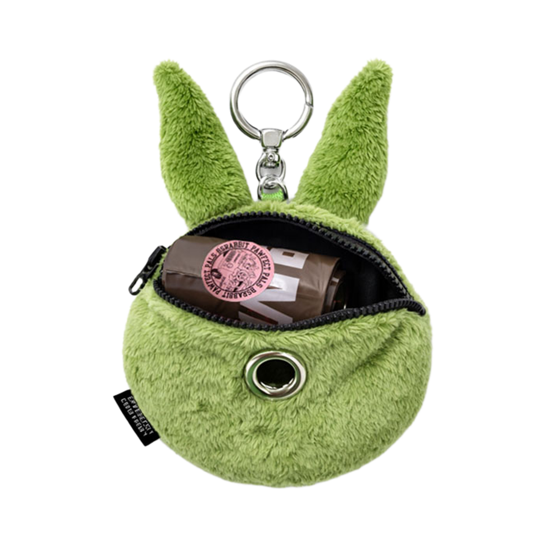 비에스래빗 트리피래빗 풉백 키링 그린(Bsrabbit Trippy Rabbit Stuffed Coin Wallet Green Poop Bag Edition) - 5