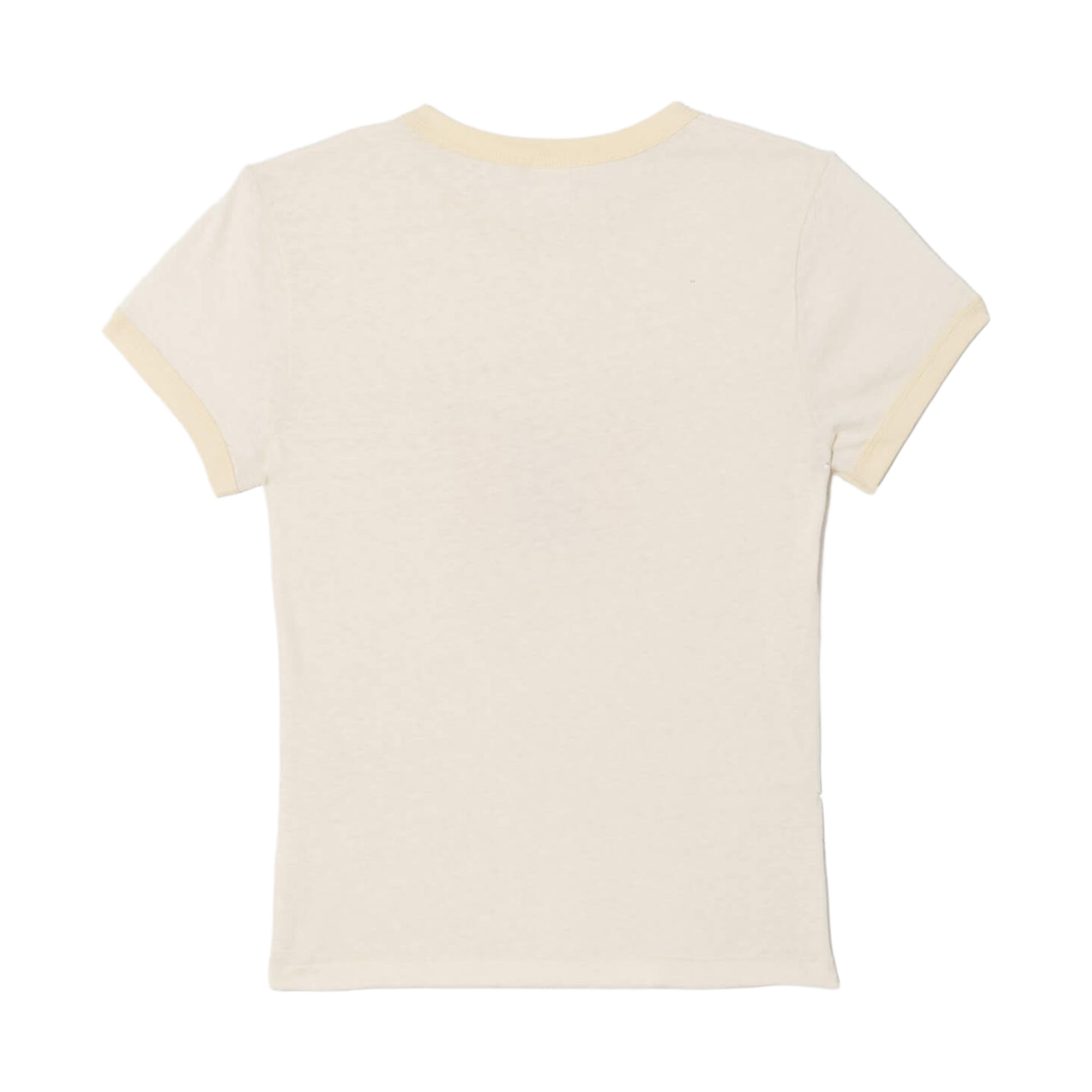 (W) 리던 60s 슬림 링거 덤보 티셔츠 빈티지 화이트 쇼트브레드((W) Re/Done 60s Slim Ringer Dumbo T-Shirt Vintage White Shortbread) - 2
