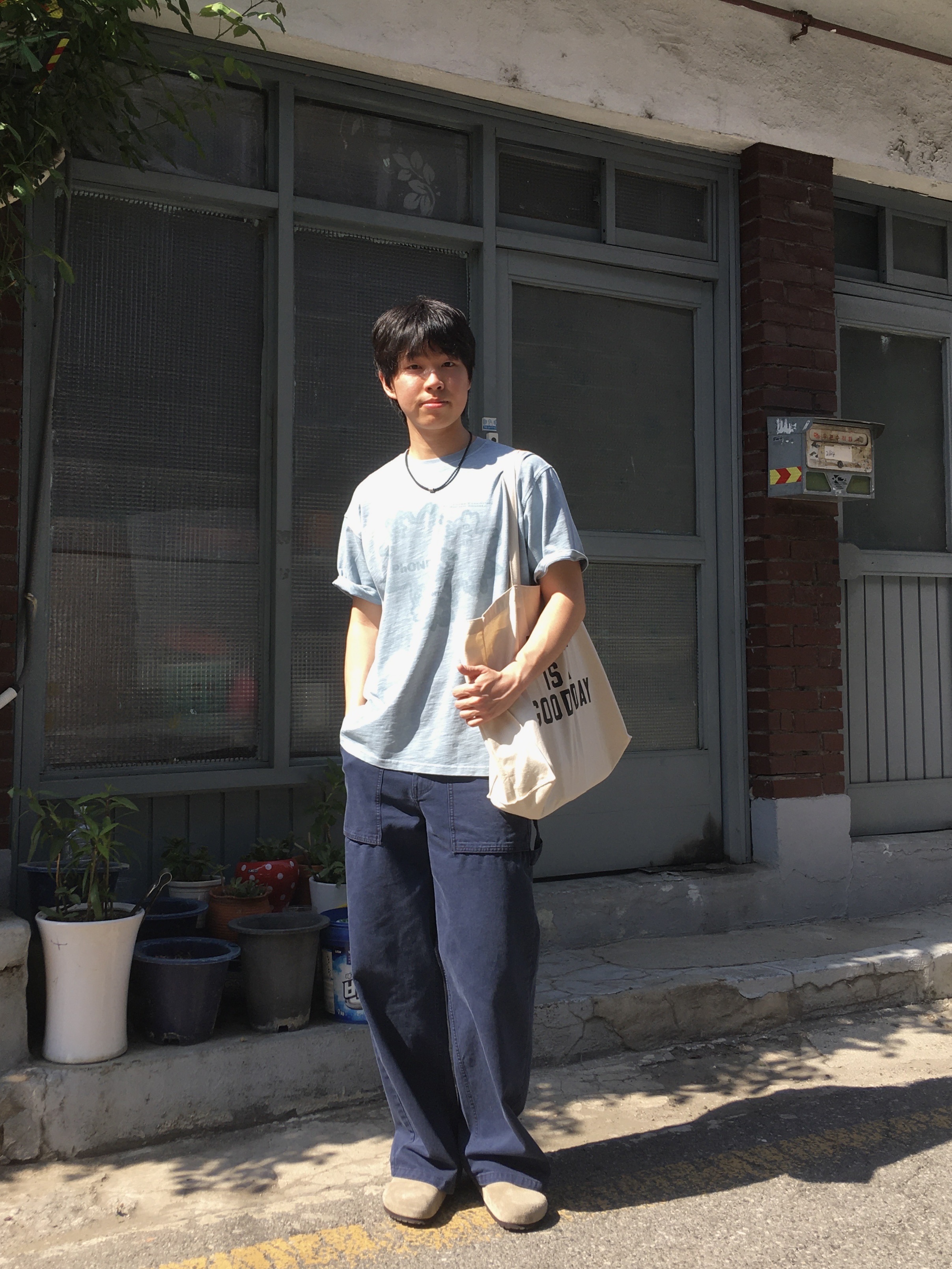 Birkenstock Boston Soft Footbed Taupe - Regular 착용 스타일 - 3