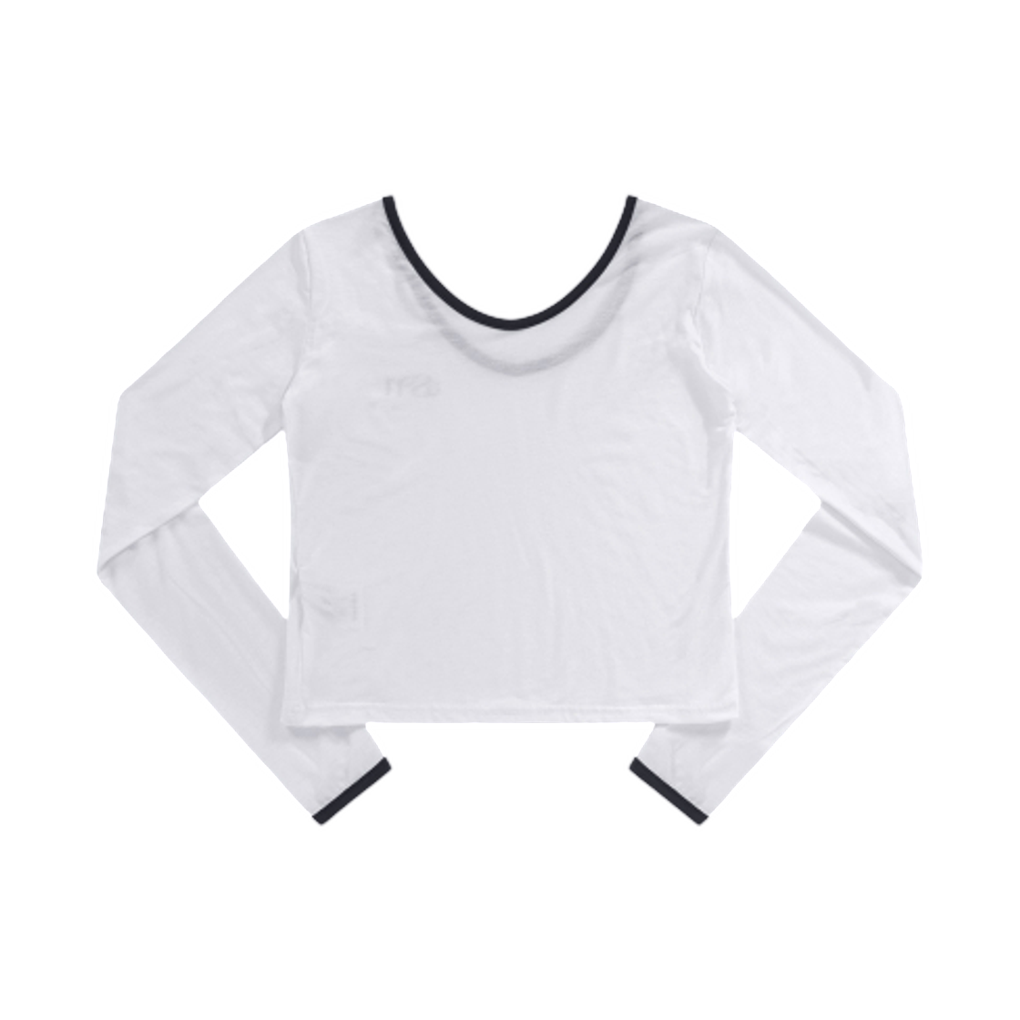 (W) 애즈온 이브 링거 티셔츠 화이트((W) Ason Eve Ringer T-Shirt White) - 2