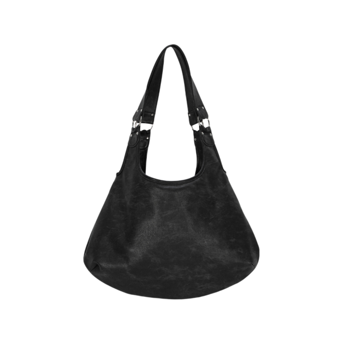 애즈온 리키 숄더백 크랙 블랙(Ason Ricky Shoulder Bag Crack Black) - 2