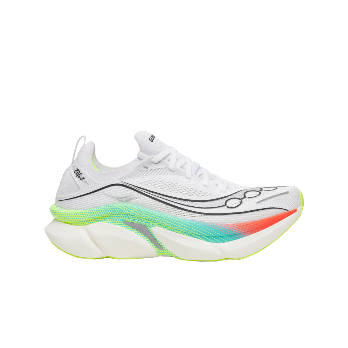 써코니 엔돌핀 엘리트 3 화이트 멀티(Saucony Endorphin Elite 3 White Multi) - 1