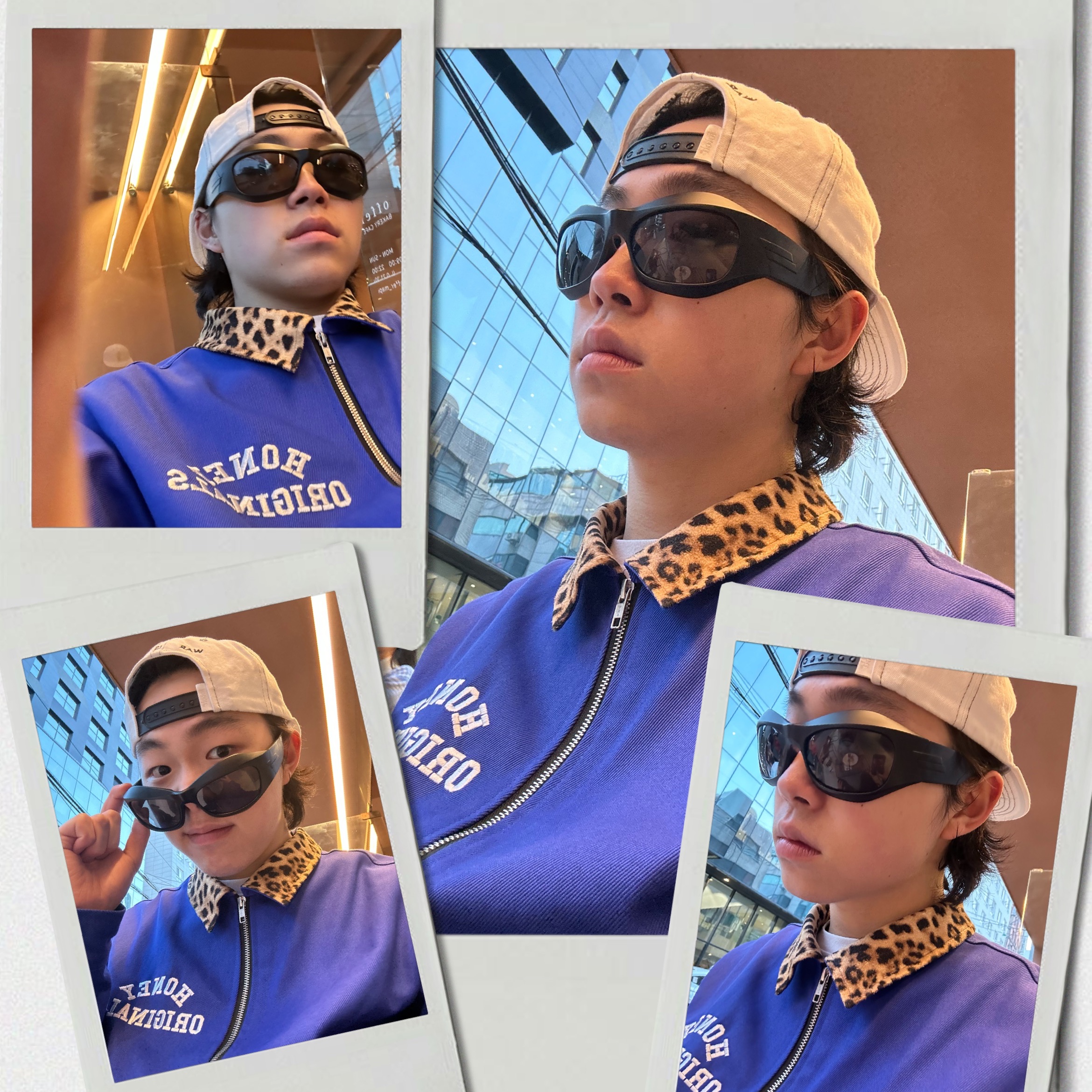 Honey Scoop House Honey Originals Work Jacket Blue 착용 스타일 - 1