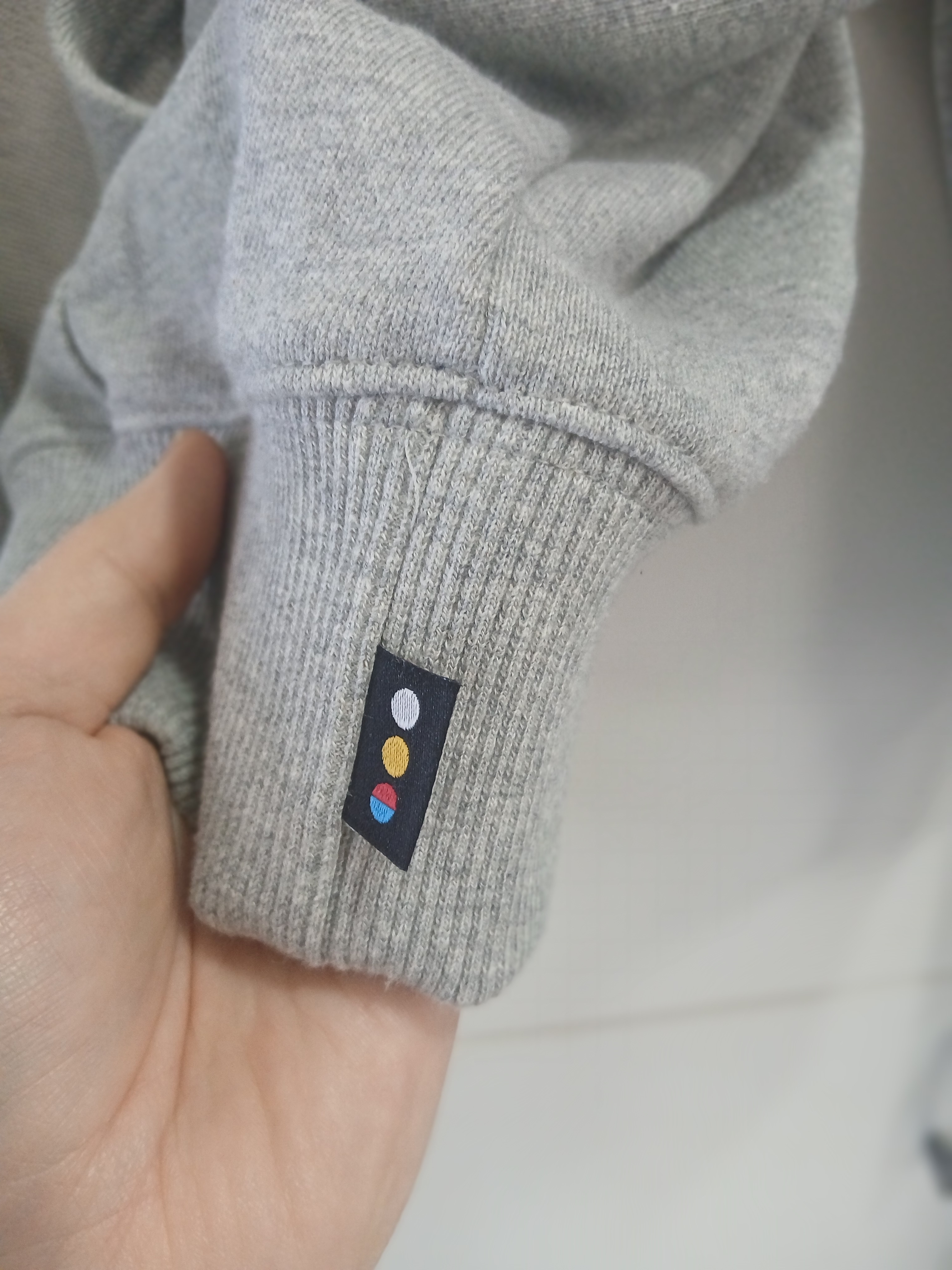 IAB Studio Zip-Up Hoodie Melange Gray - 26SS 착용 스타일 - 8