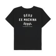 (Kids) Deus Ex Machina College Seoul T-Shirt Black