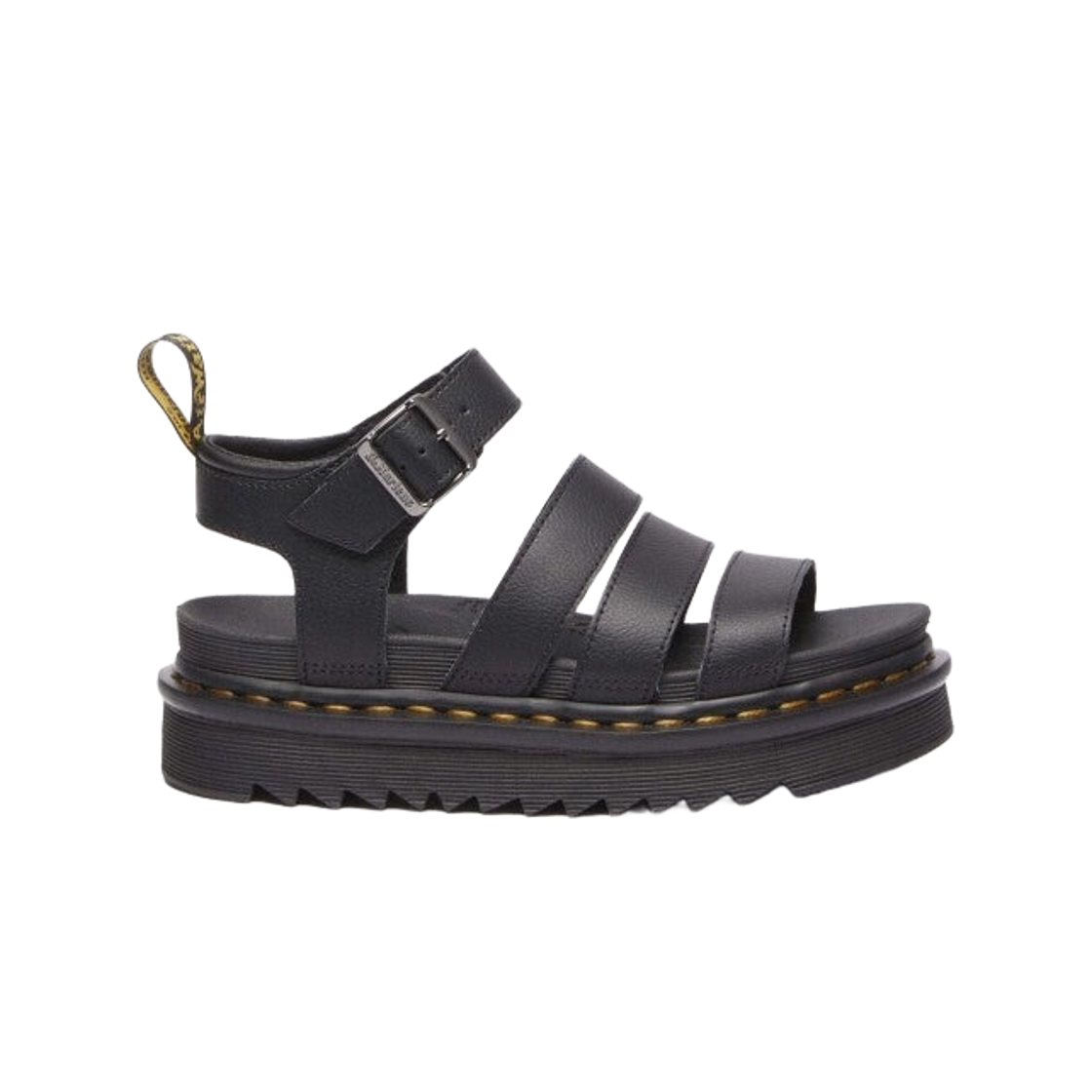 31520001 (W) Dr. Martens Blaire Athena Leather Strap Sandals Black