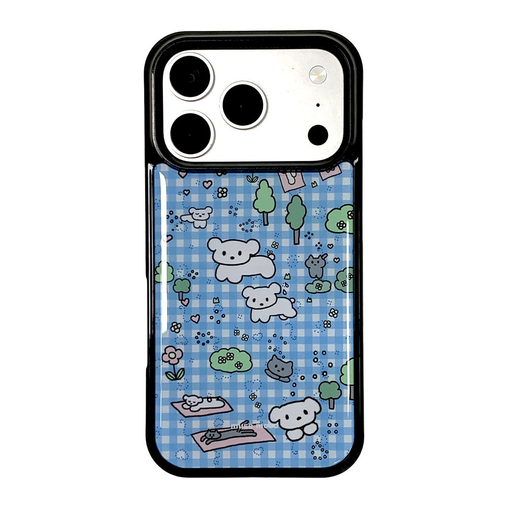 뮤즈무드 요가 도그 에폭시 휴대폰 케이스(Musemood Yoga Dog Epoxy Phone Case)