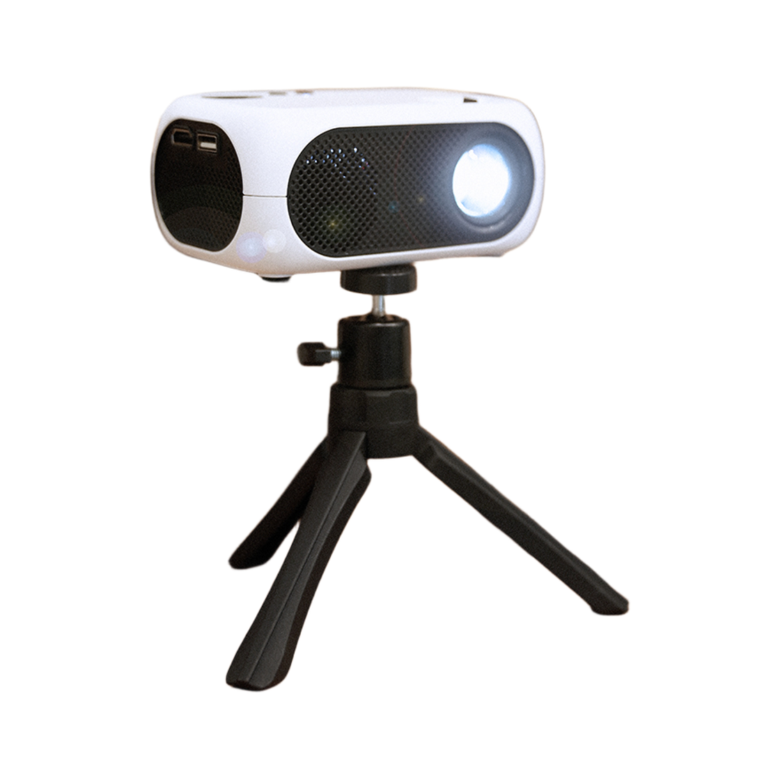 오브룸 미니 휴대용 빔프로젝터 OV-BP01 캠핑용 삼각대 증정(OVROOM OV-BP01 Mini Portable Beam Projector for Camping (Tripod Included))