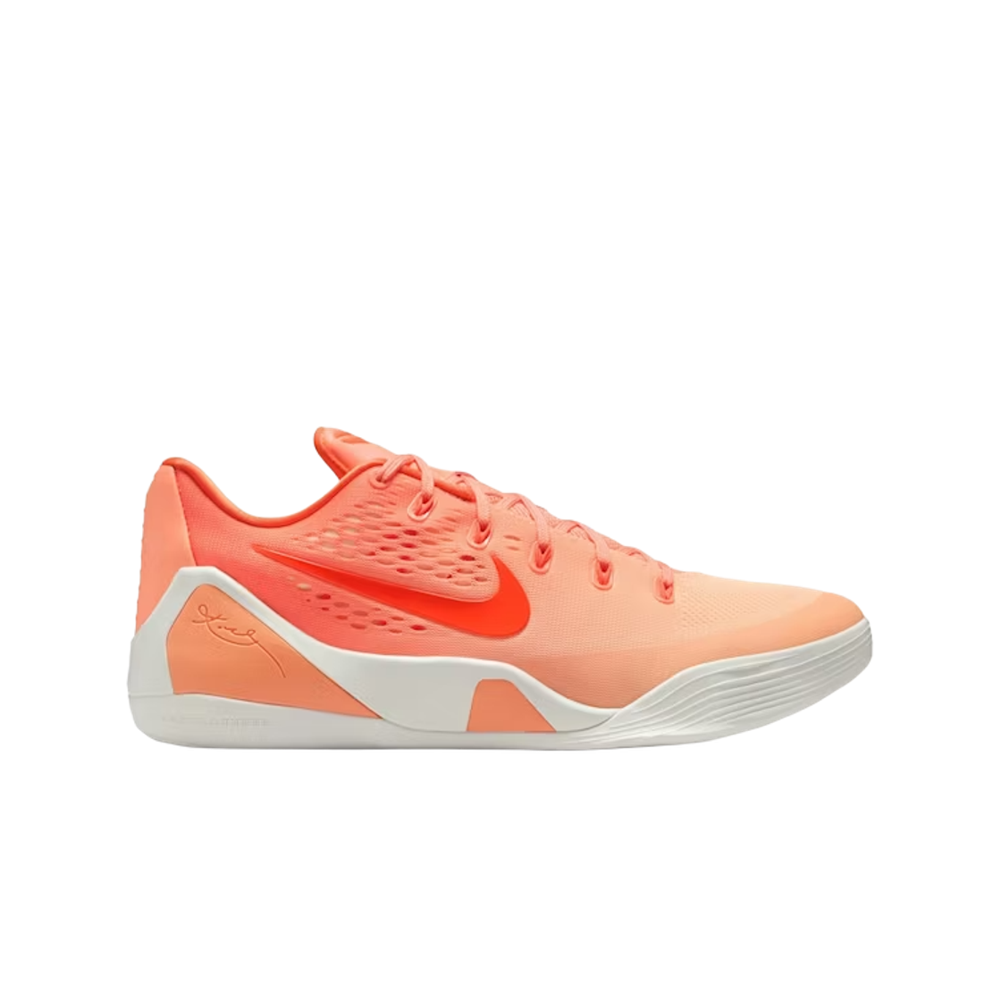 IM6119-800 Nike Kobe 9 EM Low Orange Frost Ice Peach