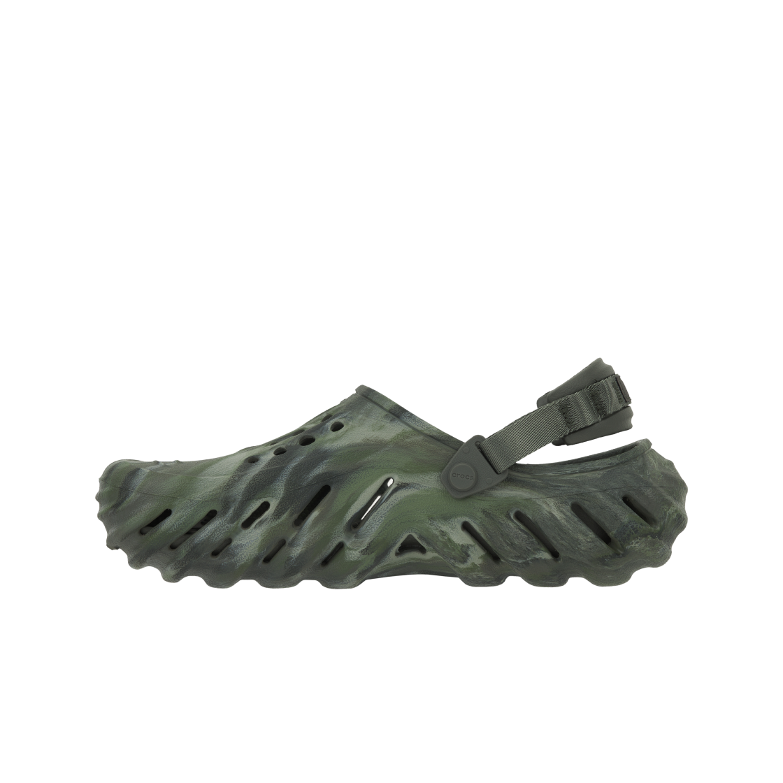 크록스 에코 마블드 클로그 더스티 올리브 멀티(Crocs Echo Marbled Clog Dusty Olive Multi) - 3