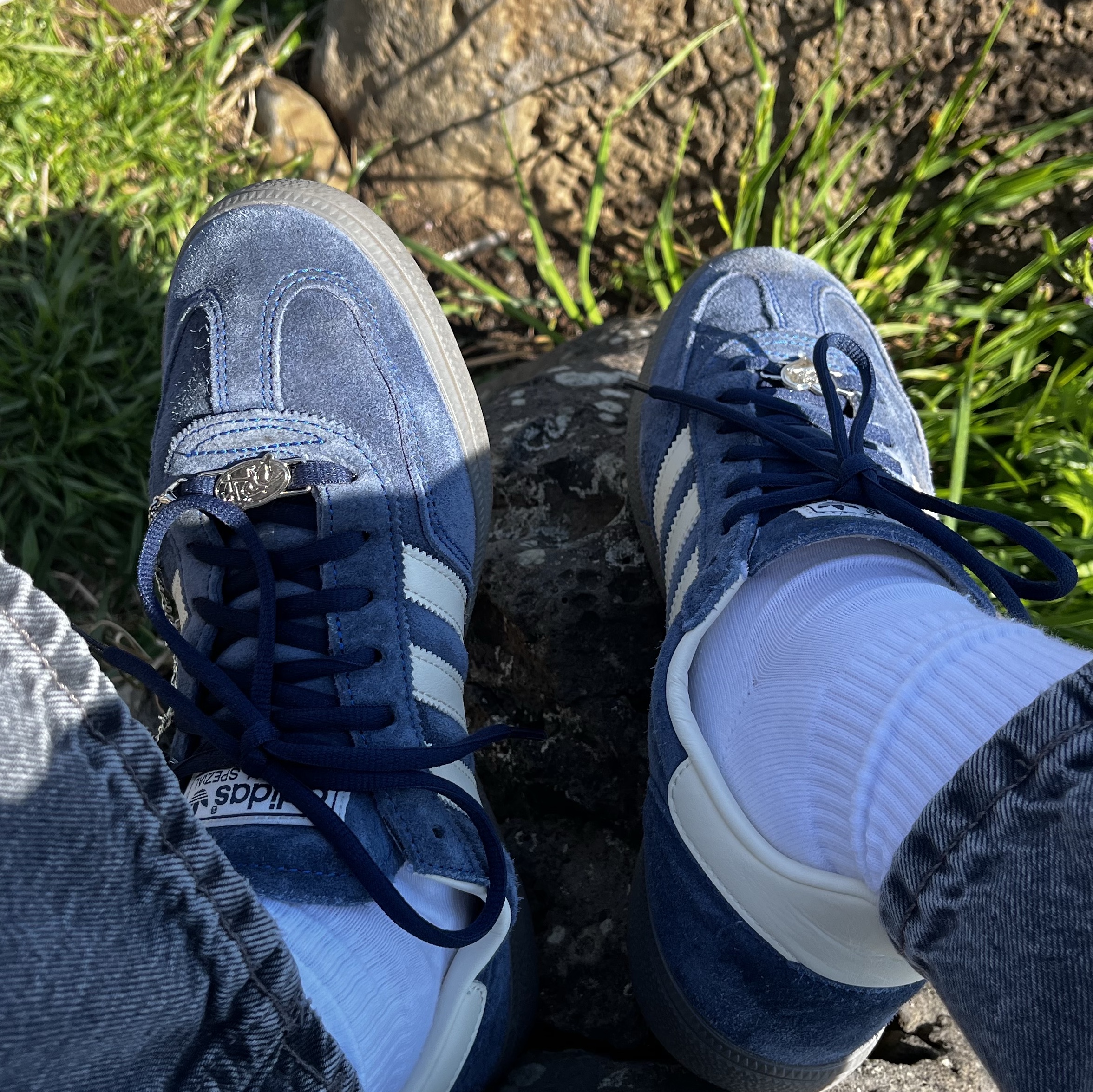 Adidas Spezial Handball Night Indigo 착용 스타일